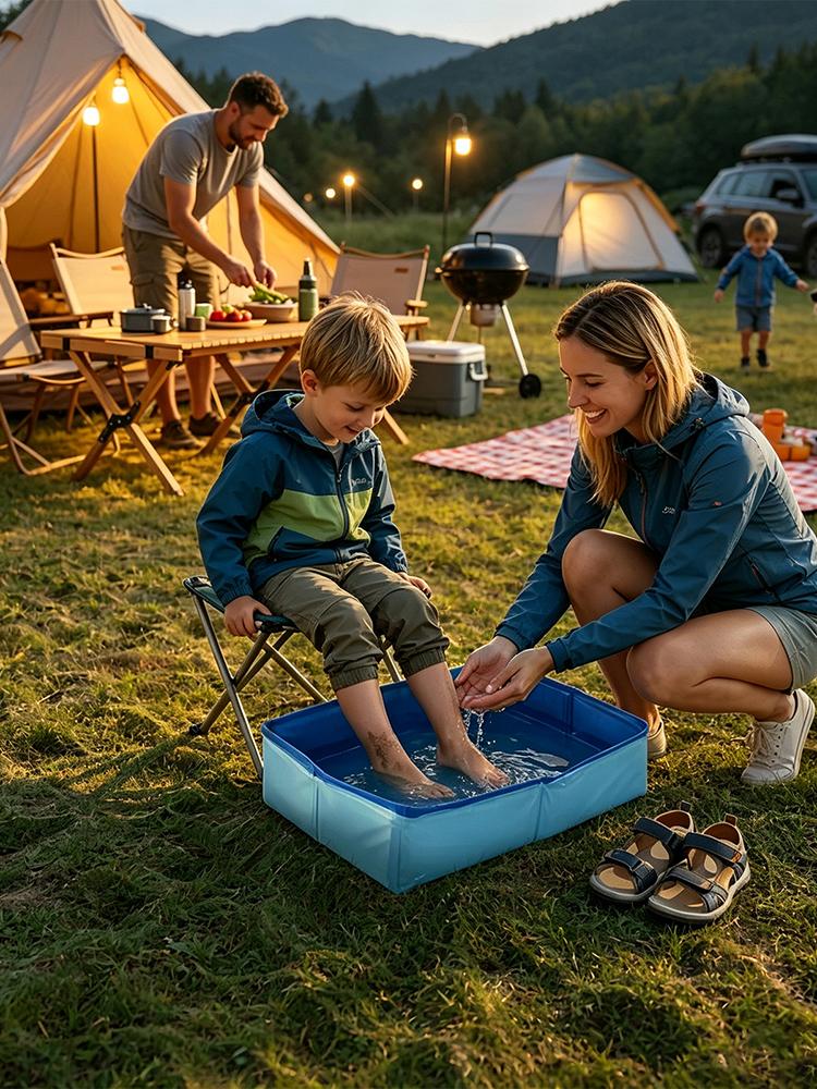 X Men Accessories - 1Pc Portable Folding Foot Bath Bucket,