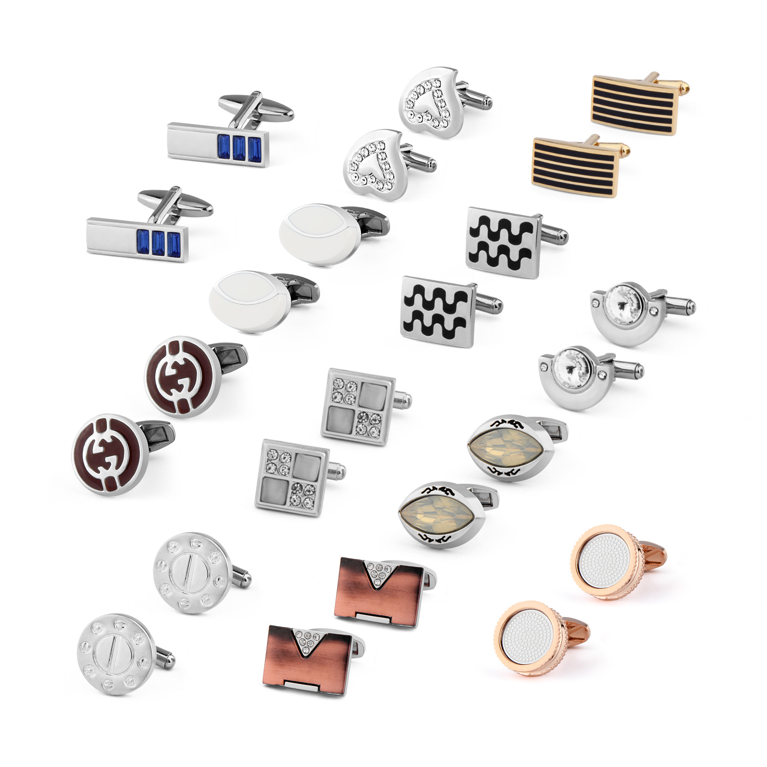 1 Pair Cufflinks For Mens Acce - огляд і ціна Men'S Minimalist Accessories