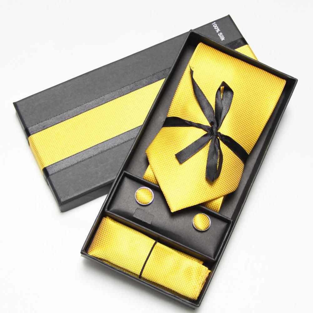 Solid Neck Tie Set Box Cufflin - огляд і ціна Cufflink Box Set