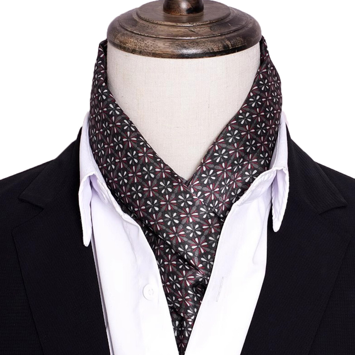 New Men's Stripe Silk Scarf Ho - огляд і ціна Men'S Accessories Premium