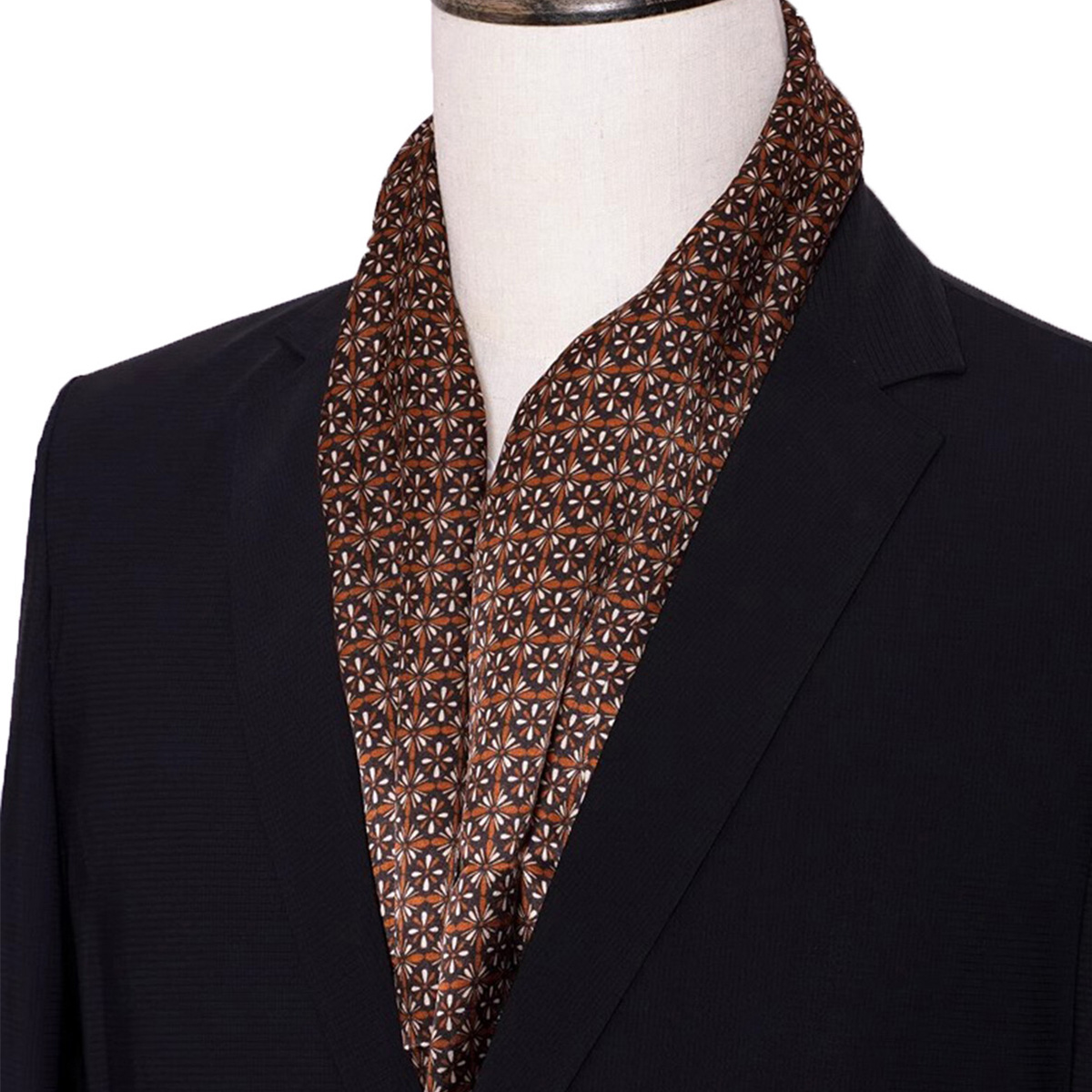 New Men's Stripe Silk Scarf Ho - огляд і ціна Men'S Accessories Premium