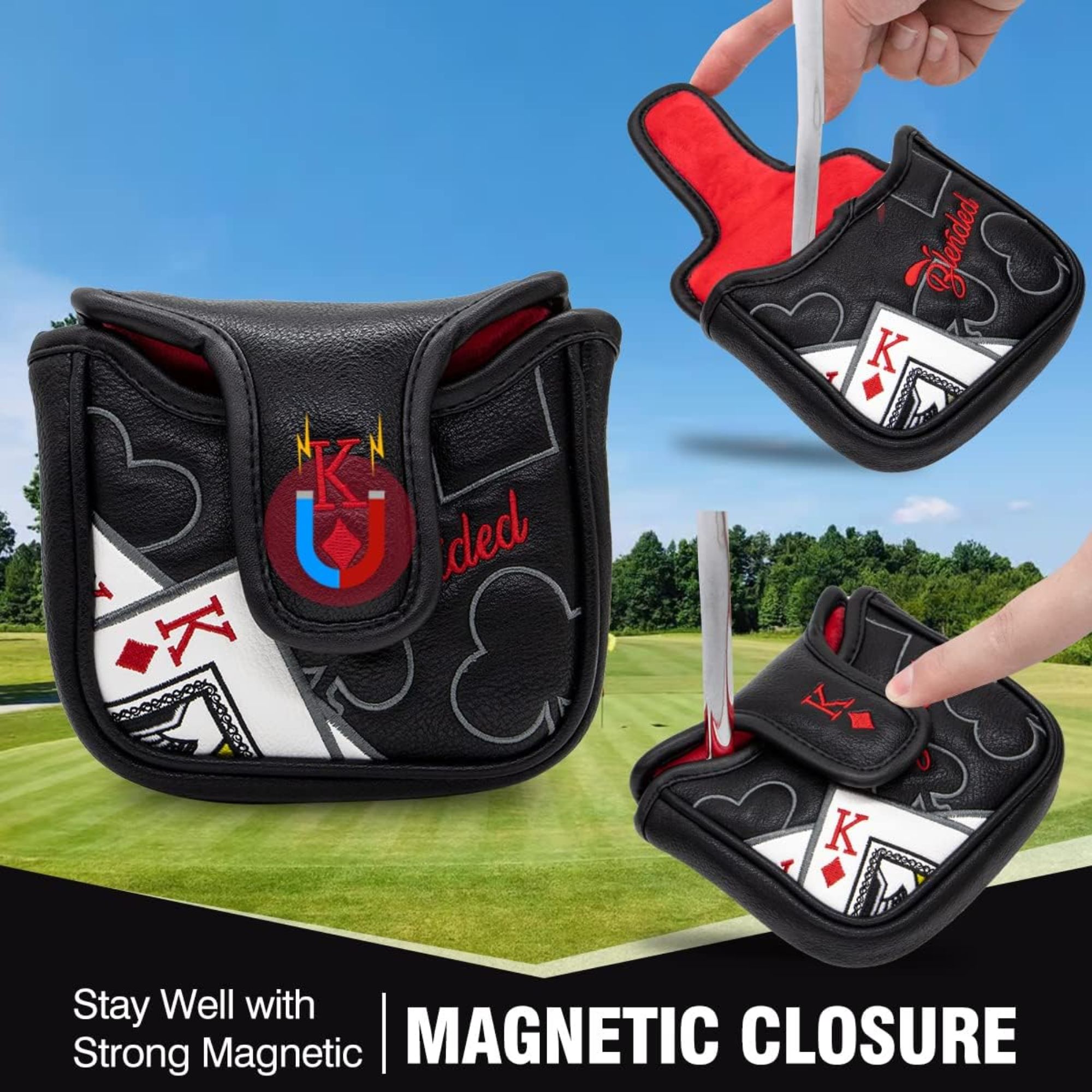 King Of Hearts Embroidered Mal - огляд і ціна Men Accessories To Gift