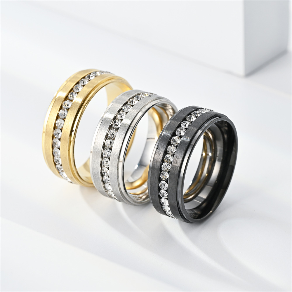 Stainless Steel Diamond Rings  - огляд і ціна Men'S Accessories Gift Ideas