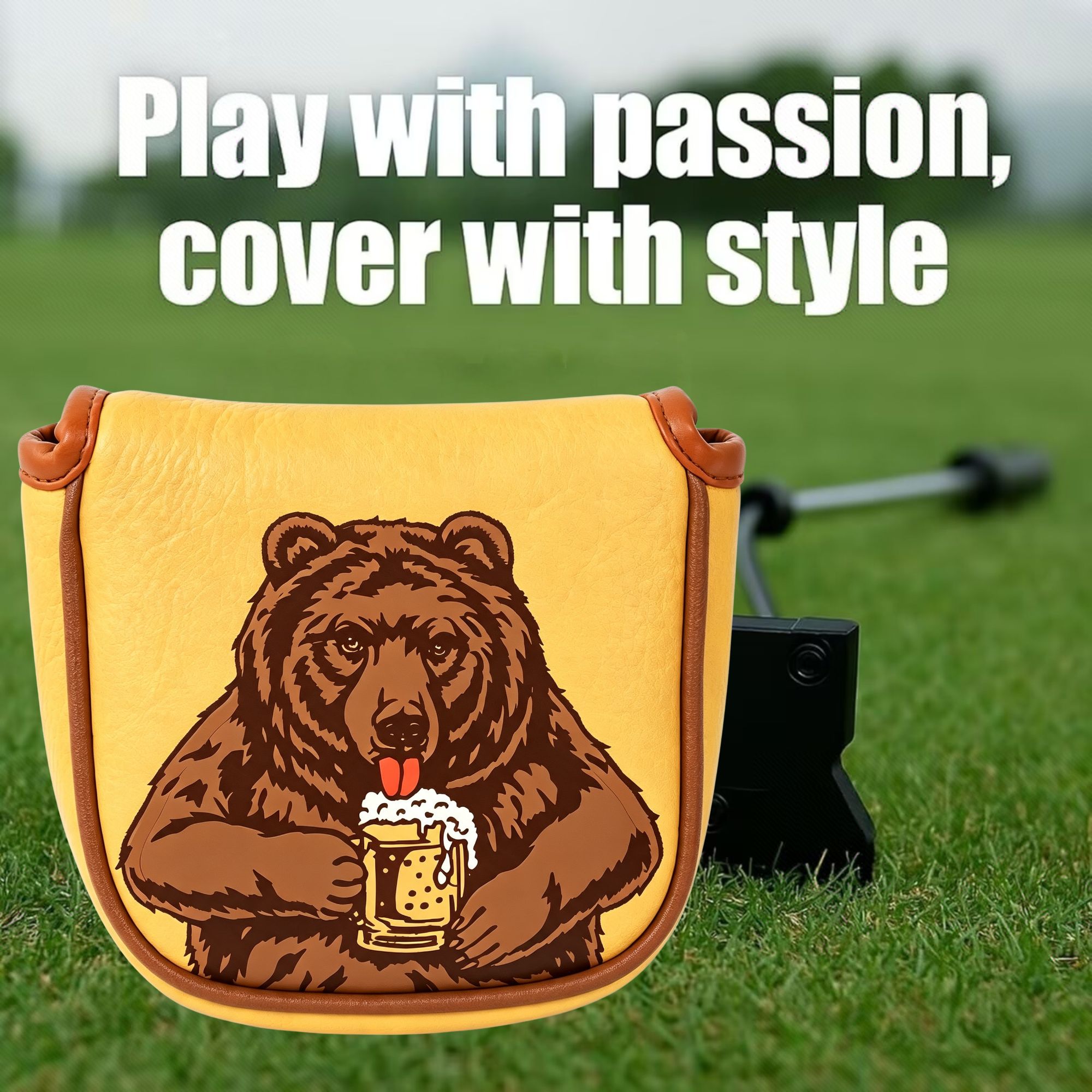 Skull Embroidered Golf Mallet  - огляд і ціна Men'S Accessories