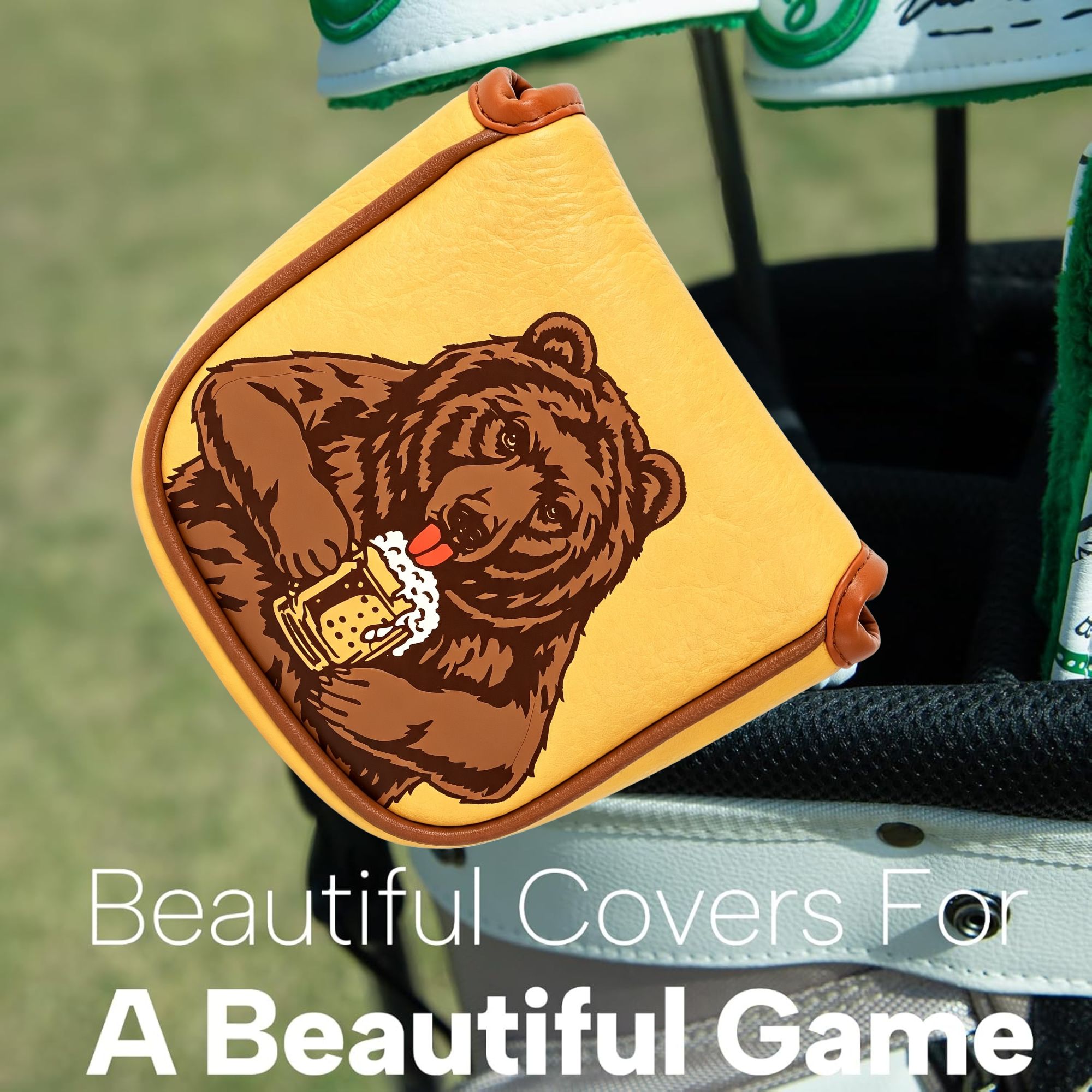 Skull Embroidered Golf Mallet  - огляд і ціна Men'S Accessories
