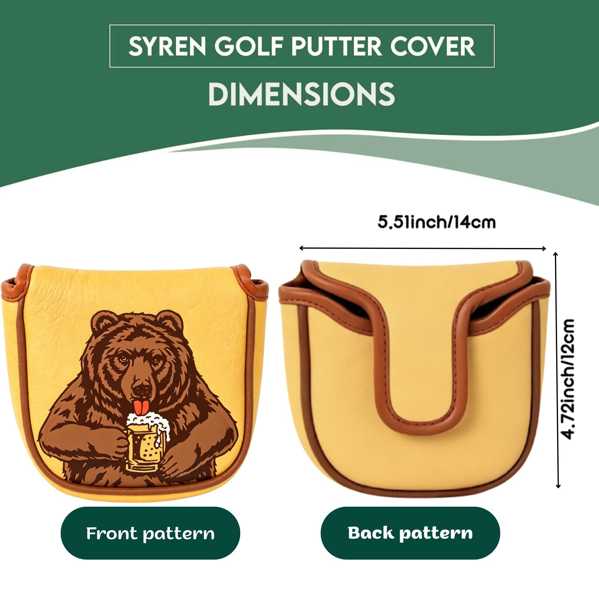 Skull Embroidered Golf Mallet  - огляд і ціна Men'S Accessories