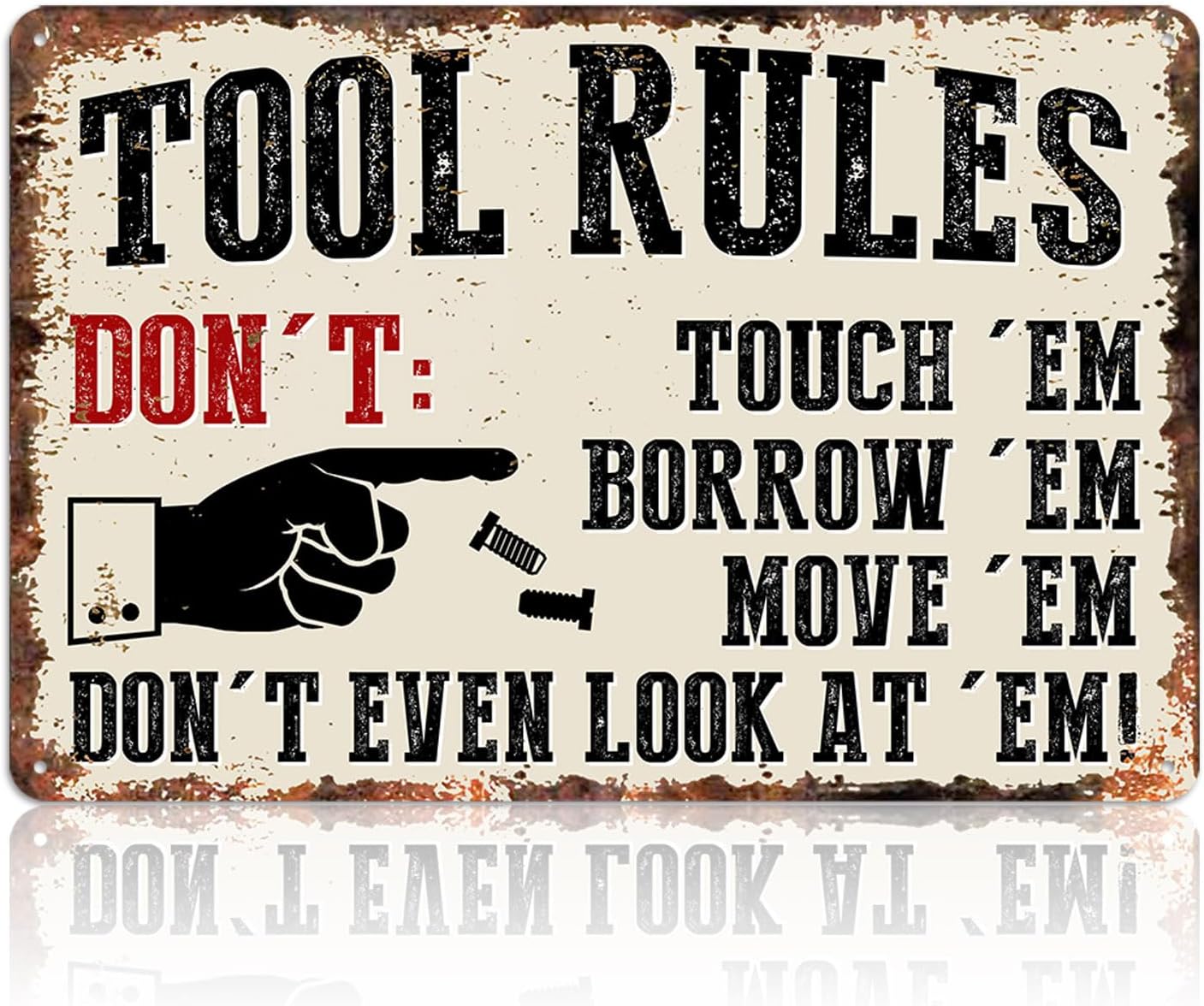 Garage Signs Metal Wall Decor  - огляд і ціна Men Accessories Rule