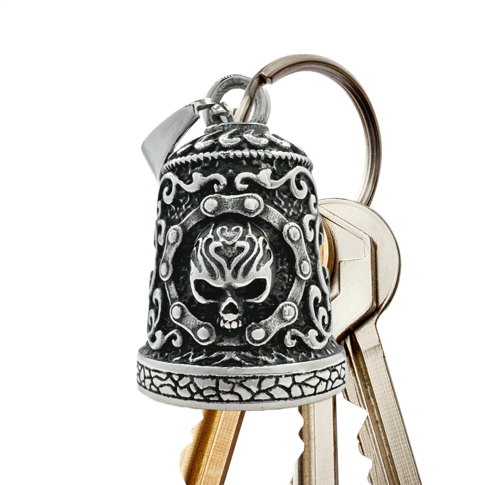 Skull Bell Charm Motorcycle Be - огляд і ціна Men Accessories Chain