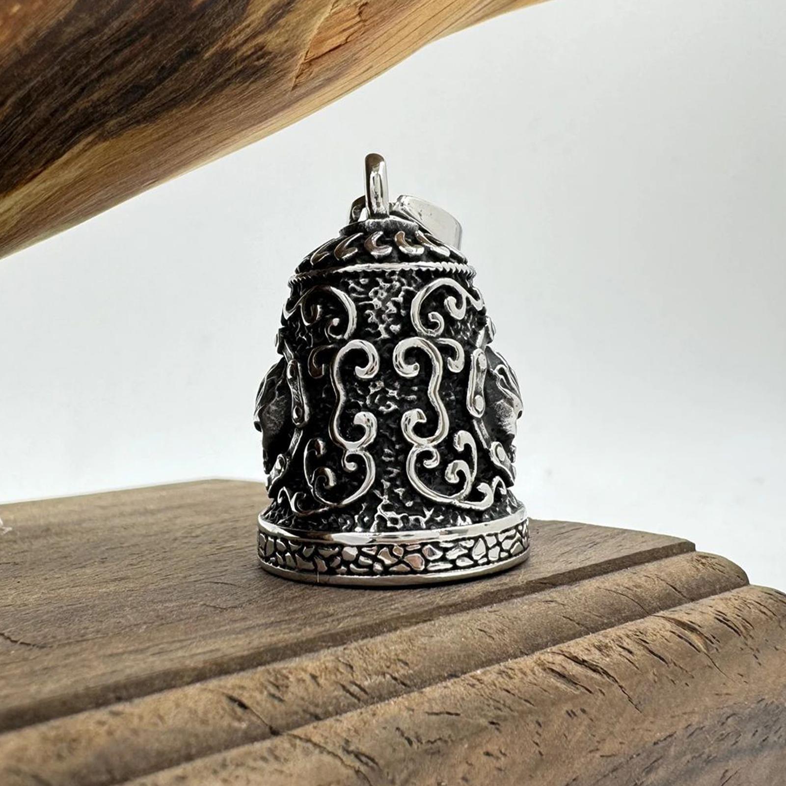 Skull Bell Charm Motorcycle Be - огляд і ціна Men Accessories Chain