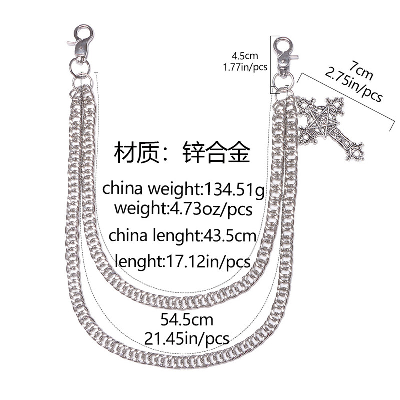 Fashion Punk Metal Pants Chain - огляд і ціна Men Accessories Chain