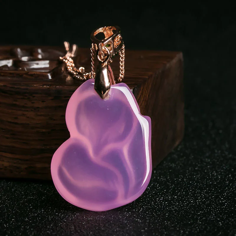Natural Purple Agate Fox Penda - огляд і ціна Men Accessories Chain