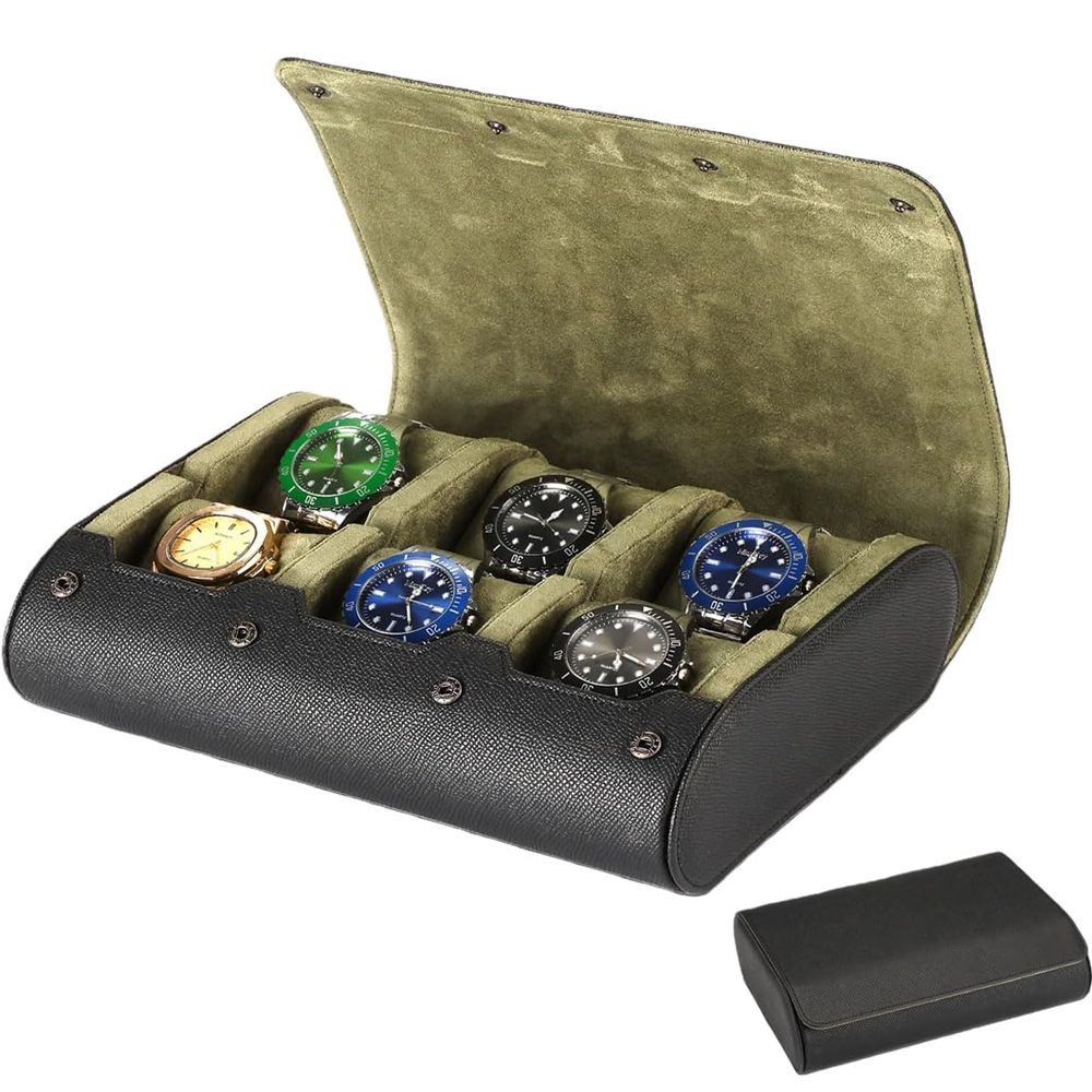 6 Watch Travel Cases  PU Leath - огляд і ціна Travel Organizer Men