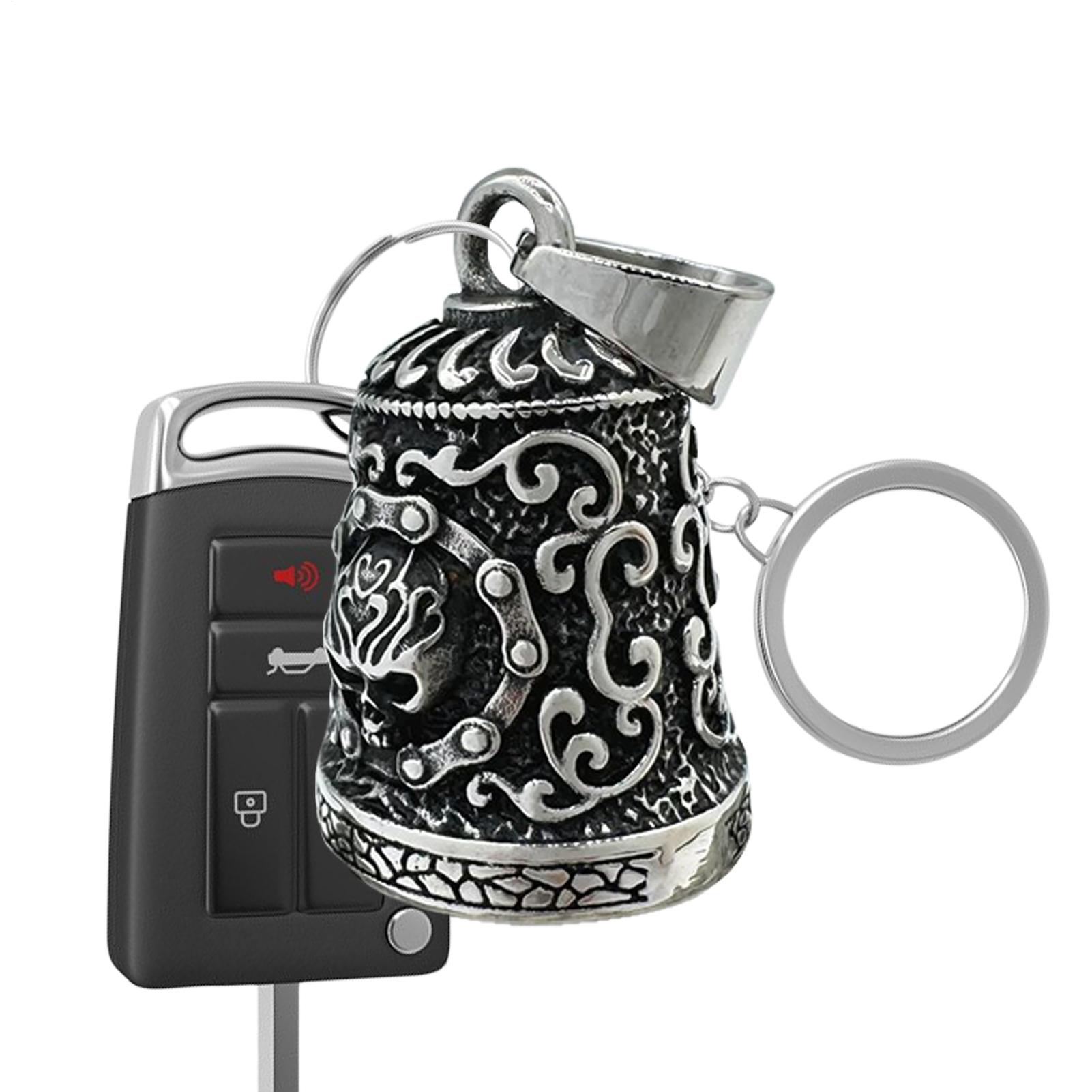 Skull Bell Charm Motorcycle Be - огляд і ціна Men Accessories Chain