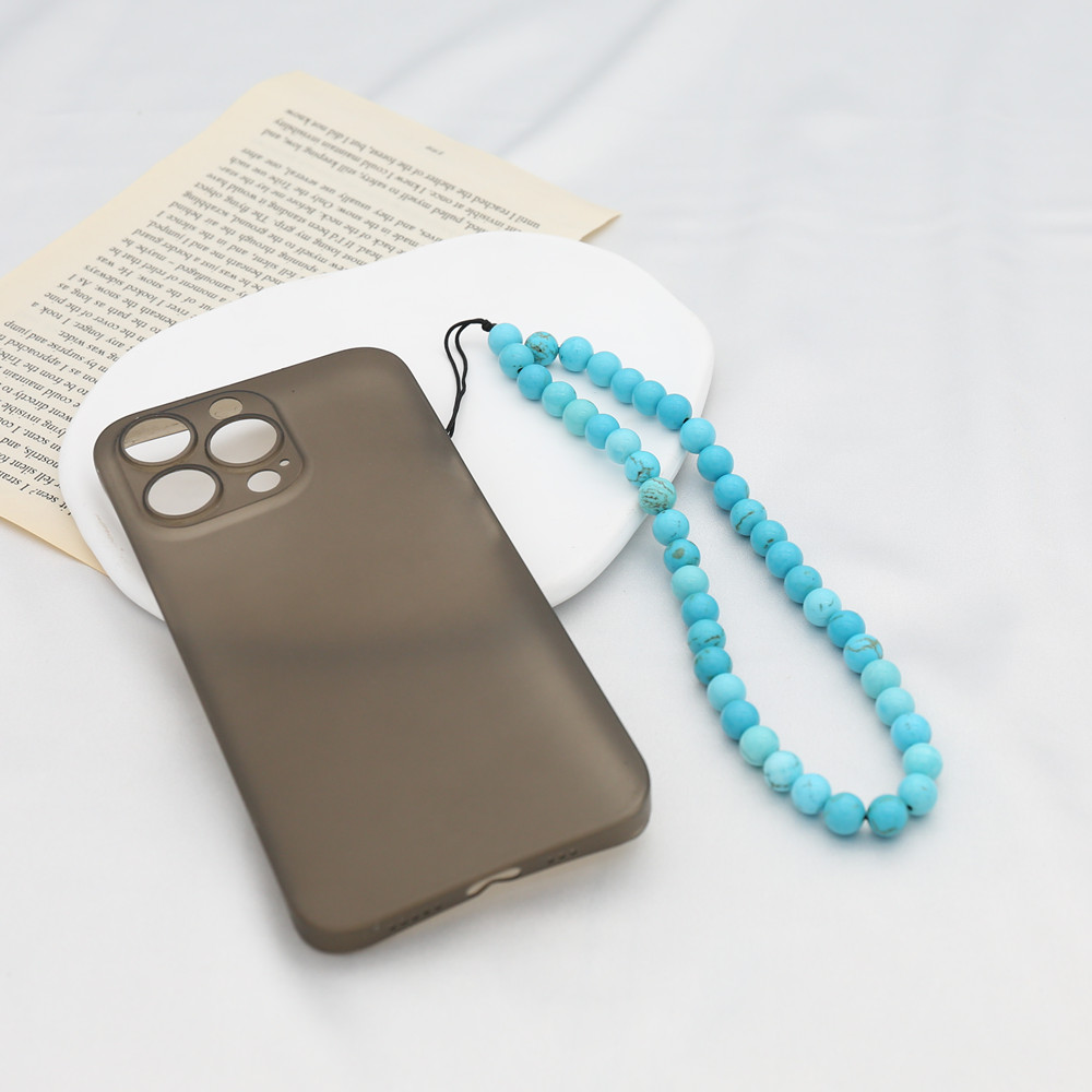 8MM Blue Turquoise Beaded Mobi - огляд і ціна Men Accessories Chain