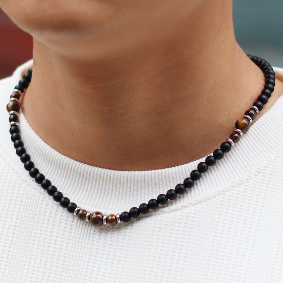 Premium 6mm Natural Onyx Stone - огляд і ціна Men'S Accessories Premium
