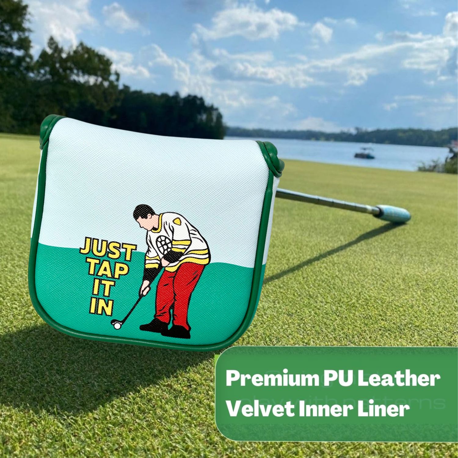 Funny PU Leather Golf Putter C - огляд і ціна Men'S Accessories Premium