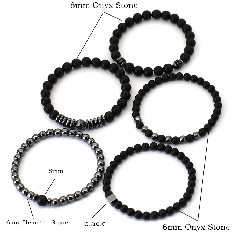 Premium Bracelet Set Men Natur - огляд і ціна Men'S Accessories Premium