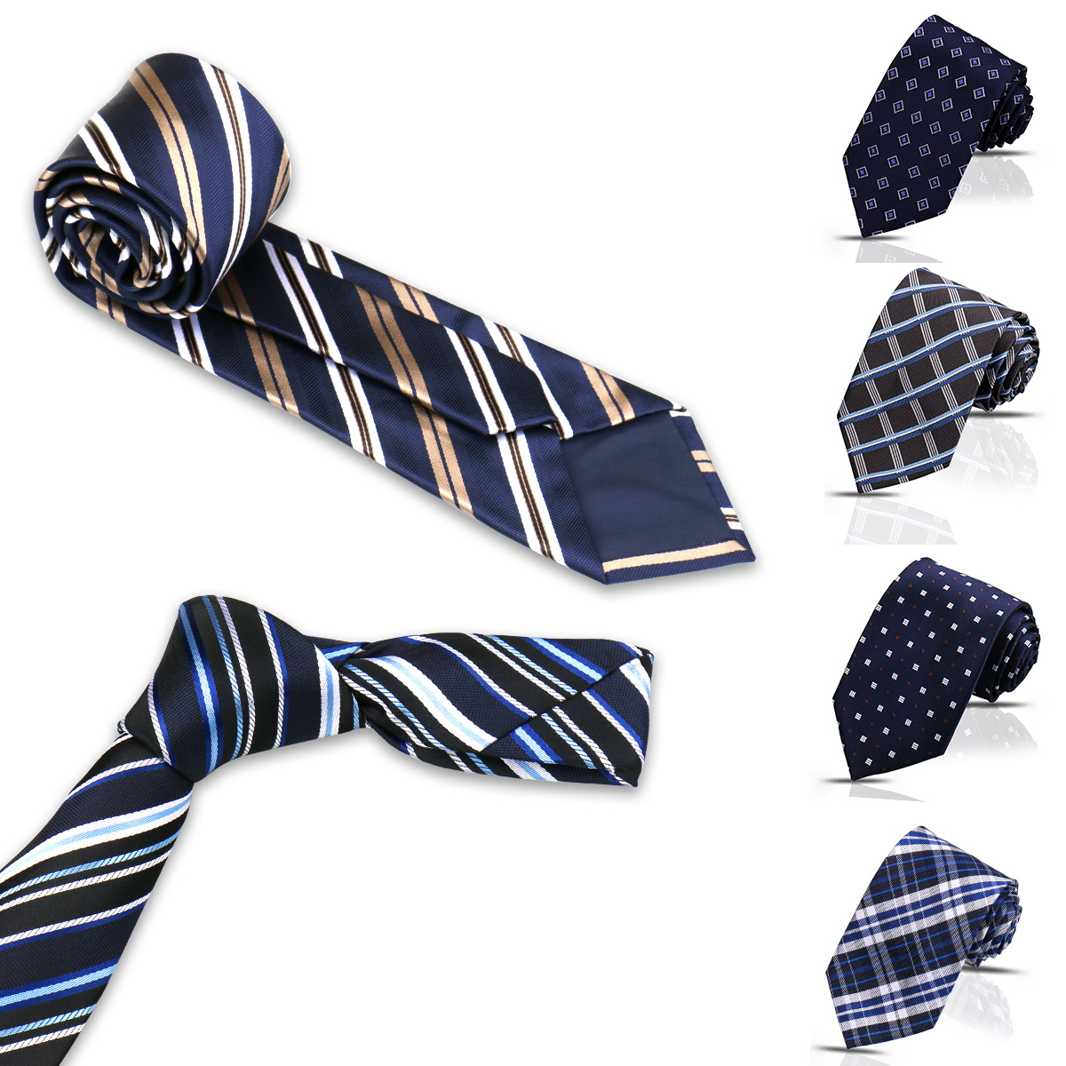 Luxury 8cm Tie For Men Handker - огляд і ціна Men'S Accessories Gift Set Branded