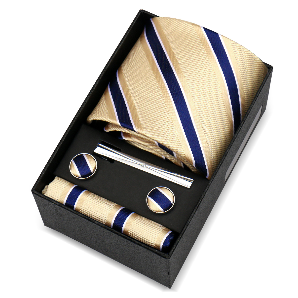 Luxury 8cm Tie For Men Handker - огляд і ціна Men'S Accessories Gift Set Branded
