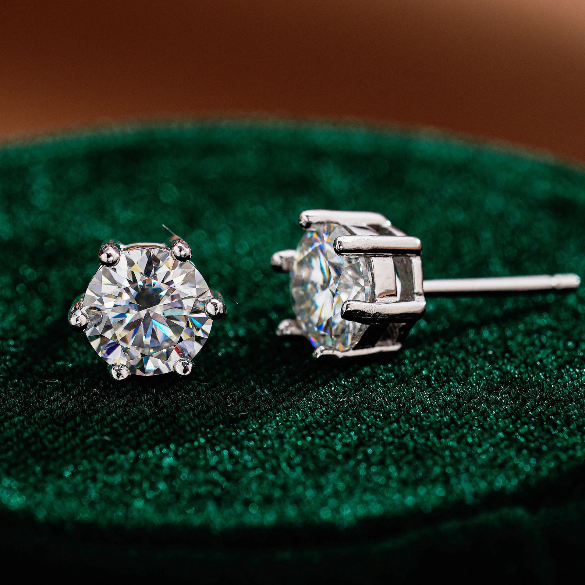 925 Silver Round Moissanite St - огляд і ціна Men'S Minimalist Accessories
