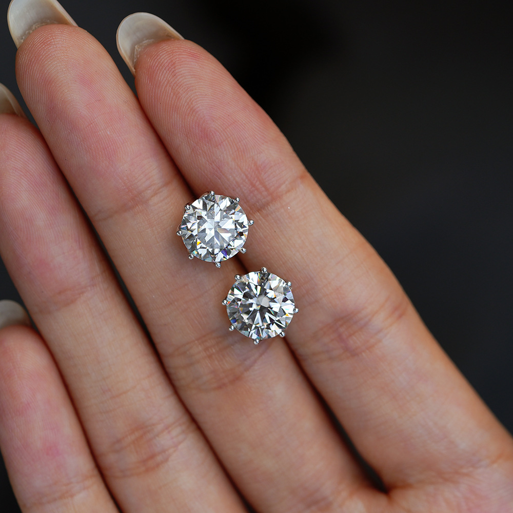 925 Silver Round Moissanite St - огляд і ціна Men'S Minimalist Accessories