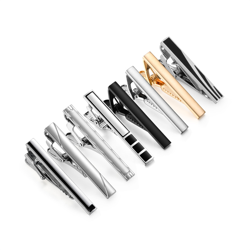 8 PCS Short Tie Clips Set With - огляд і ціна Cufflink Box Set