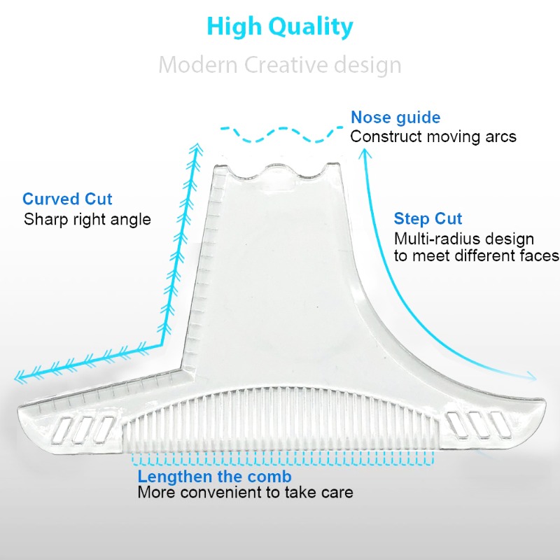Man Beard Template Comb Rule S - огляд і ціна Men Accessories Rule