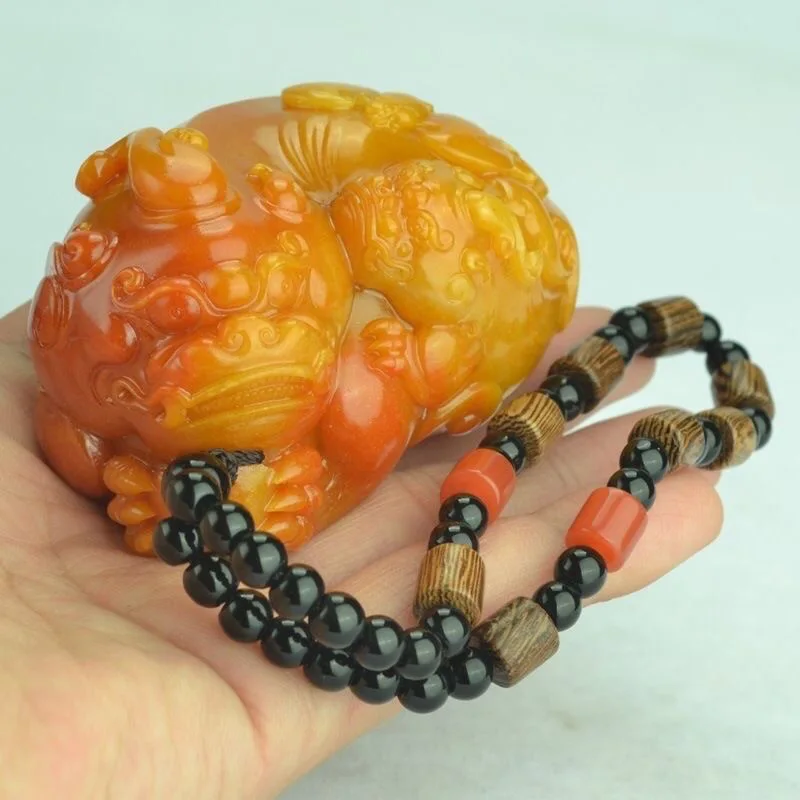 Natural Huang Longyu Pixiu Pen - огляд і ціна Men Accessories Chain