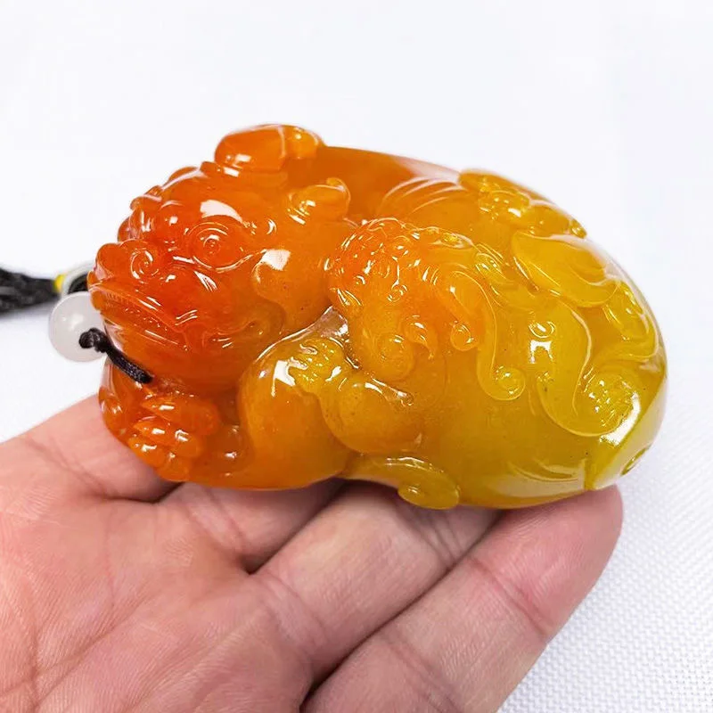 Natural Huang Longyu Pixiu Pen - огляд і ціна Men Accessories Chain